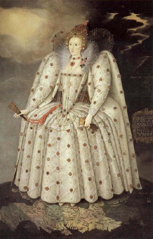 The Ditchley Portrait of Queen Elizabeth, unknow artist